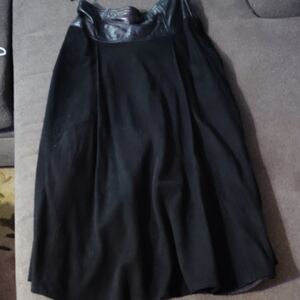 Vakko Black A-Line Skirt